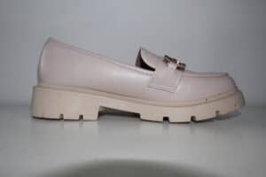 Mocasines Rosa Pastel con Suela Gruesa | Elegancia Moderna
