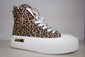Tenis con Plataforma Animal Print | Glamour y Estilo Urbano