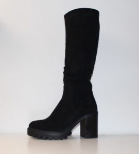 Botas Altas Negras con Tacón Grueso | Atrevimiento y Glamour
